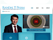 Tablet Screenshot of cataractsurgerysj.com